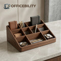 Officebility™ Tiered Multi-Slot Desktop Organizer